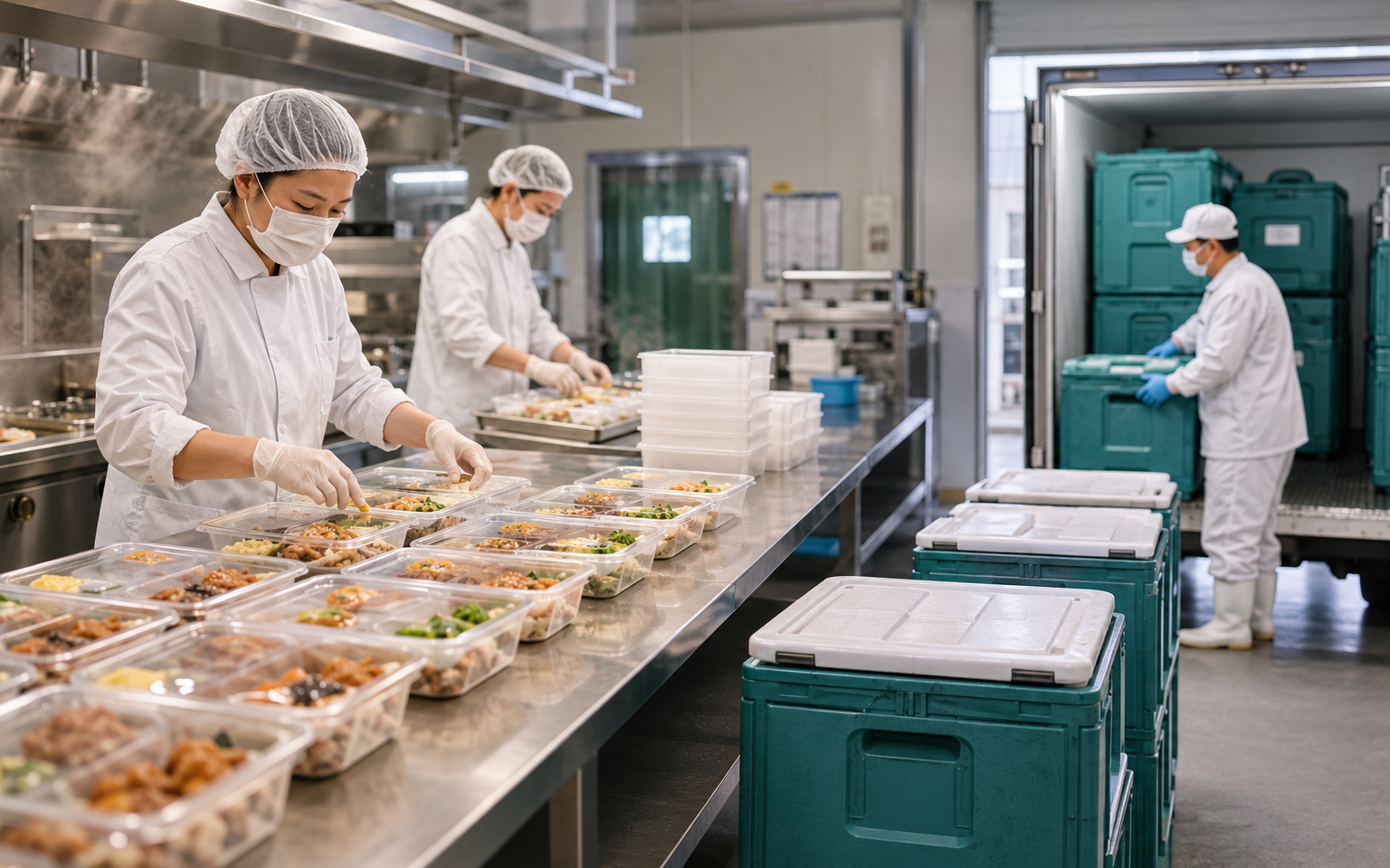 规范化食品生产与冷链供应链