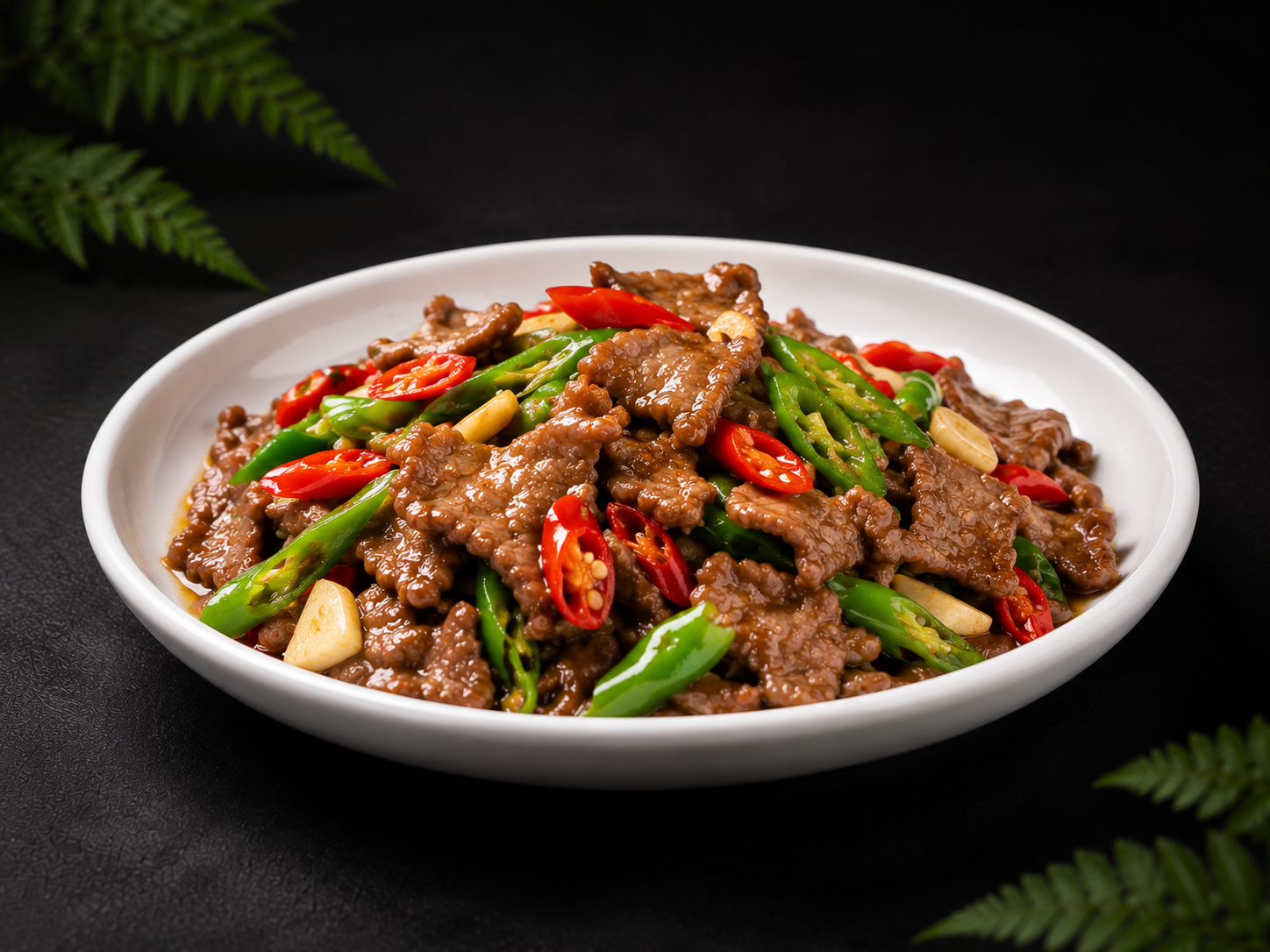 小炒黄牛肉